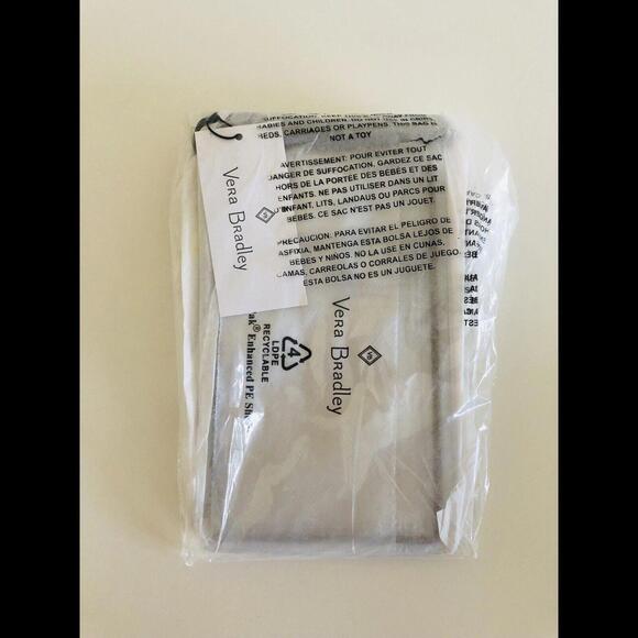 Vera Bradley NWT Waterproof Phone Pouch with Lanyard ISLAND FLORAL Black - Picture 5 of 5